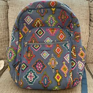 Vera Bradley painted medallions campus backpack